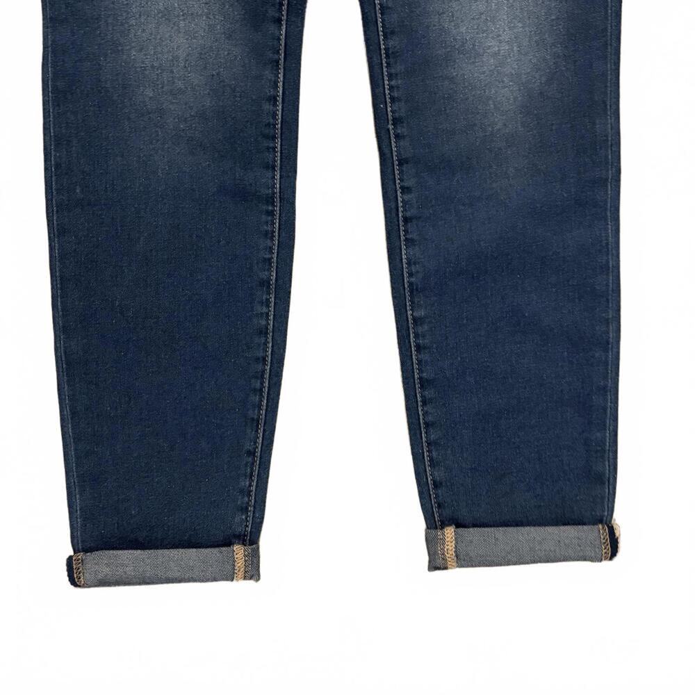 NWT Nanette Lepore Belle High Rise Ankle Skinny Denim Jeans Utility Minimalist - Picture 5 of 9